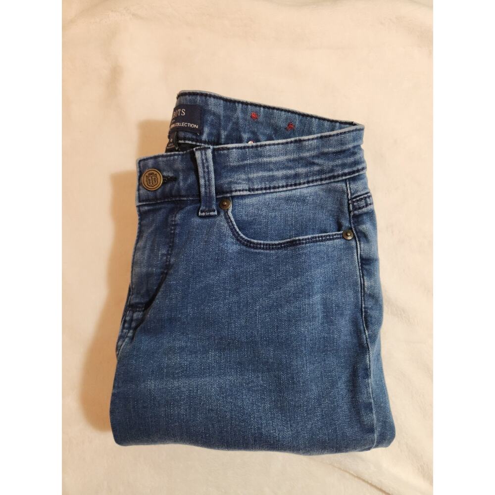 Talbots Jegging Crop Jeans Womens 4P 4 (28 X 22) Petite Blue Whiskers Y2k
